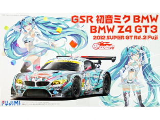 Fujimi maquette voiture 189901 Bmw Z4 GT3 GSR 2012 Super GT Rd.2 Fuji 1/24