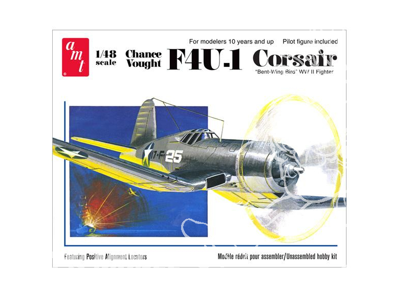 AMT maquette avion 867 Chance Vought F4U-1 Corsair 1/48