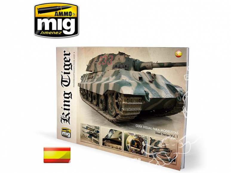 MIG Librairie 6023 King Tiger guide visuel (Castellano)