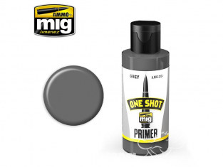 MIG One Shot Primer 2024 Appret acrylique Gris (60 ml)