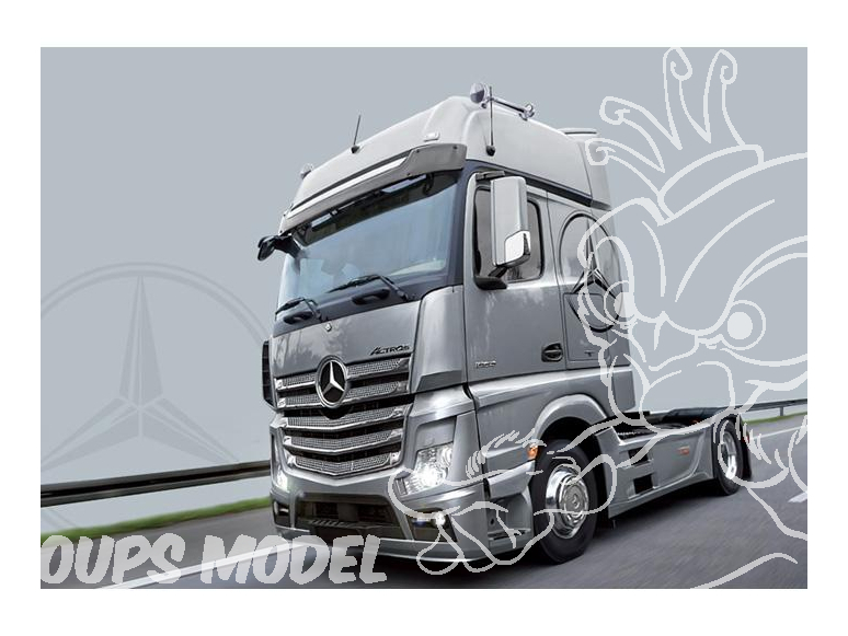 Italeri maquette camion 3905 Mercedes Benz Actros MP4 Gigaspace 1/24