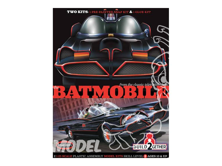 Polar Lights maquette fiction 907 Batman La Batmobile 1/25