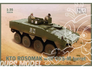 IBG maquette militaire 35034 KTO ROSOMAK avec tourelle OSS-M 1/35