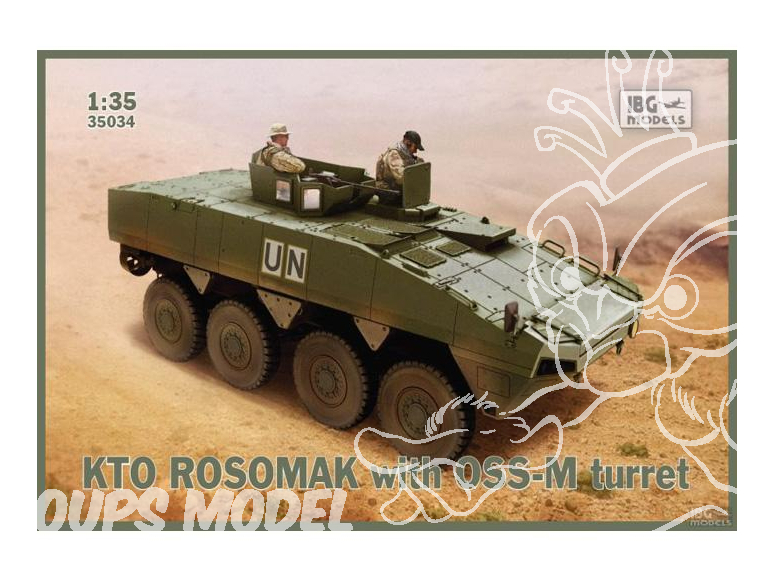 IBG maquette militaire 35034 KTO ROSOMAK avec tourelle OSS-M 1/35