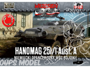 First to Fight maquette militaire pl040 Hanomag SDkFz 251/1 Ausf A 1/72