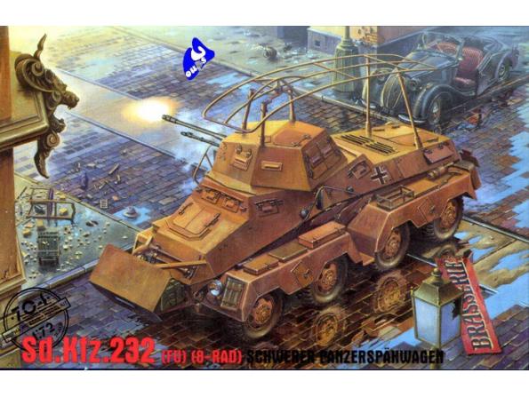 Roden maquette militaire 704 SdKfz 232 1/72