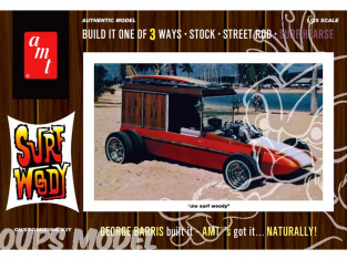 AMT maquette voiture 976 George Barris Surf Woody 1/25