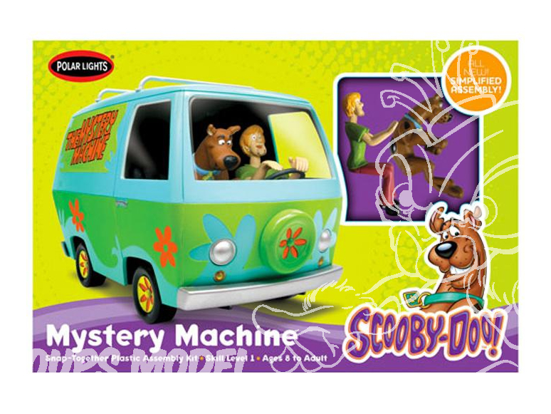 Polar Lights maquette film 901 SCOOBY DOO MYSTERY MACHINE 1/25