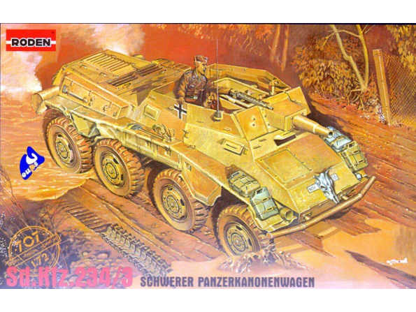 Roden maquette militaire 707 SdkFZ 234/3 - 1942 1/72