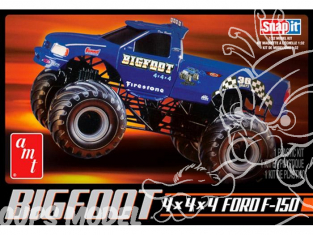 AMT maquette voiture 805 Big Foot F-150 4x4x4 Monster Truck Snap 1/32