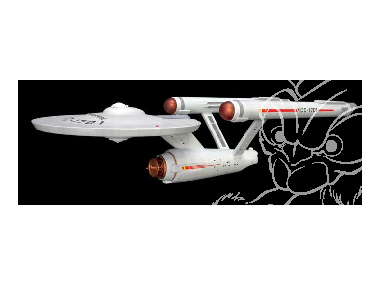 AMT maquette serie 947 Star Trek Classic U.S.S. Enterprise (50th Anniversary Edition) 1/650