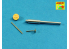 Aber 35L212 Canons métal Char sovietique T-50 Hobby Boss 1/35