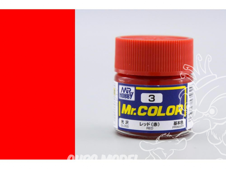 peinture maquette Mr Color C003 rouge brillant 10ml