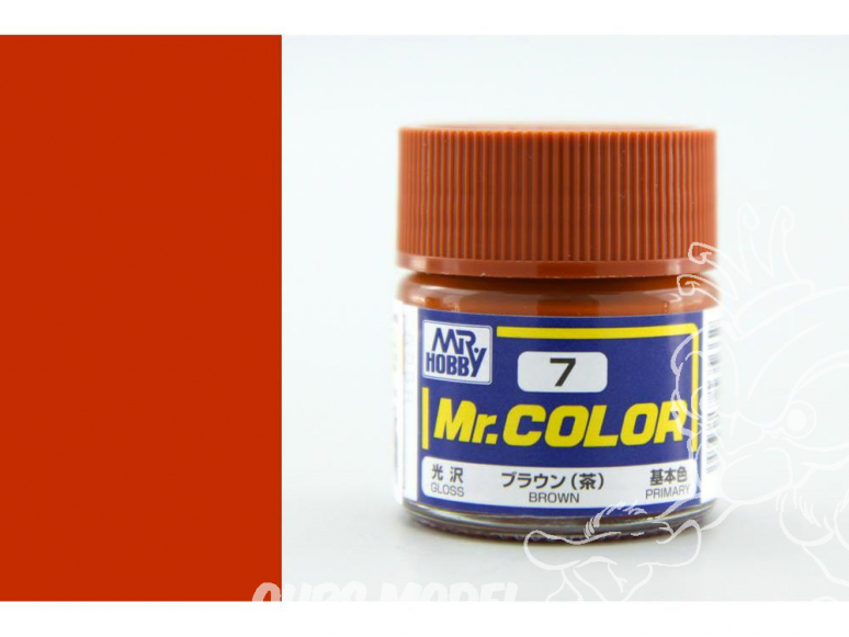 peinture maquette Mr Color C007 Marron brillant 10ml