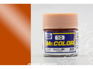 peinture maquette Mr Color C010 Cuivre metal 10ml