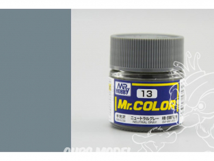 peinture maquette Mr Color C013 Gris neutre satiné 10ml