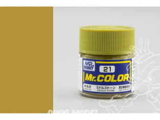 peinture maquette Mr Color C021 Pierre moyen satiné 10ml