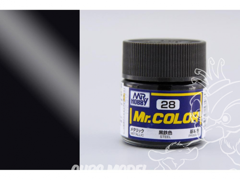 peinture maquette Mr Color C028 Acier metal 10ml