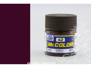 peinture maquette Mr Color C042 Acajou satiné 10ml