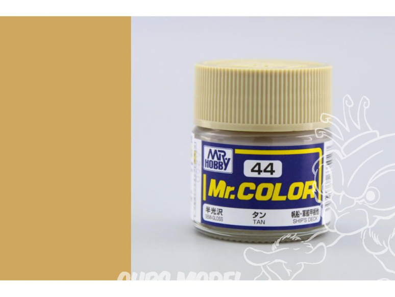 peinture maquette Mr Color C044 Tan satiné 10ml