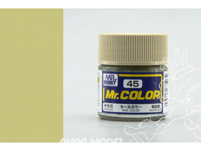 peinture maquette Mr Color C045 Couleur voile satiné 10ml