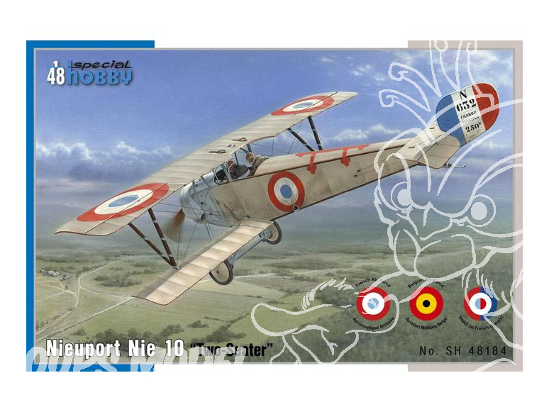 Special Hobby maquette avion 48184 NIEUPORT 10 VERSION BIPLACE 1916 1/48
