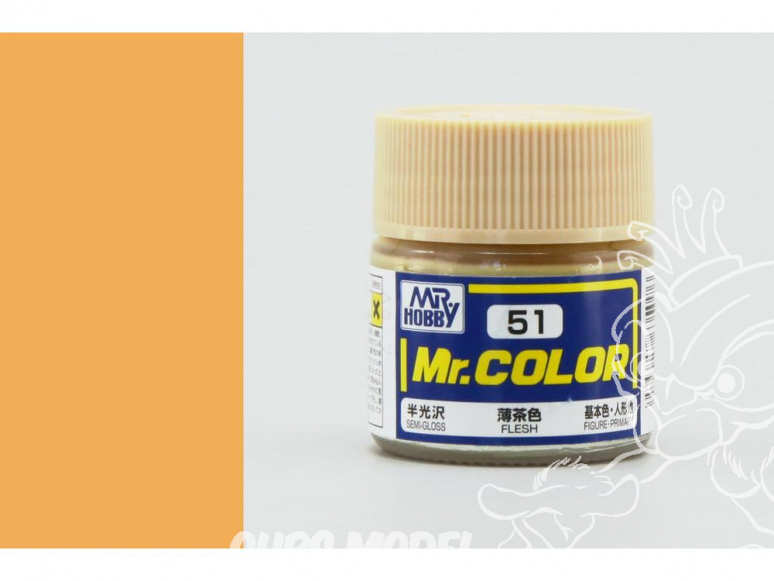 peinture maquette Mr Color C051 Chair satiné 10ml