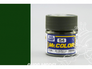 peinture maquette Mr Color C054 Vert khaki mat 10ml