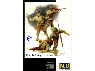 Master Box maquette militaire 3521 US INFANTRY JUILLET 1944 1/35