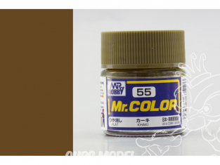 peinture maquette Mr Color C055 Khaki mat 10ml