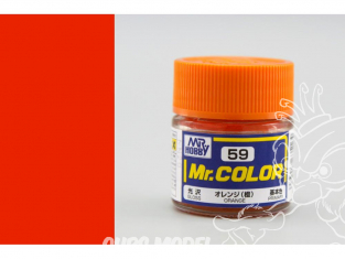 peinture maquette Mr Color C059 Orange brillant 10ml