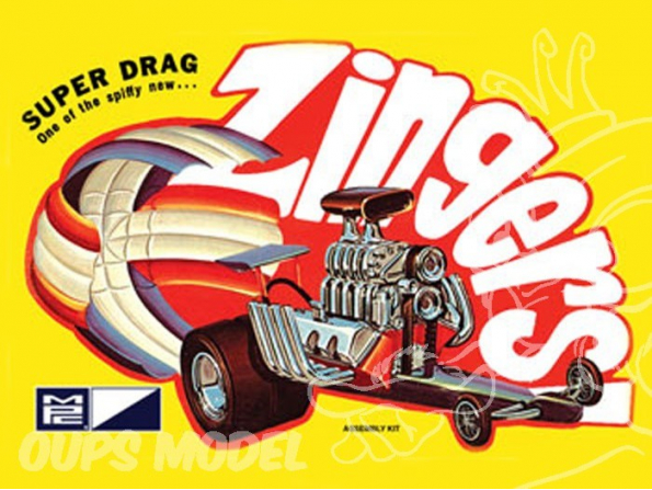 MPC maquette voiture 0737 Super Drag Zingers 1/32