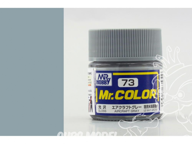 peinture maquette Mr Color C073 Gris avion US Navy brillant 10ml