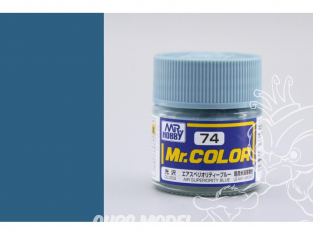 peinture maquette Mr Color C074 Bleu supériorité aérienne brillant 10ml