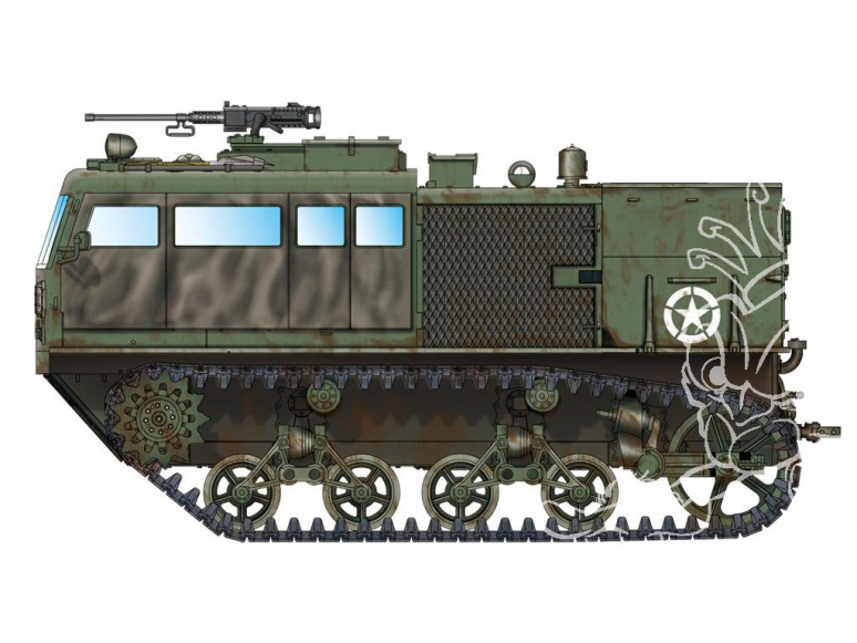 HOBBY BOSS maquette militaire 82920 Tracteur d'artillerie M4 1/72