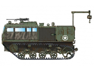 HOBBY BOSS maquette militaire 82921 Tracteur d'artillerie M4 avec palan 1/72