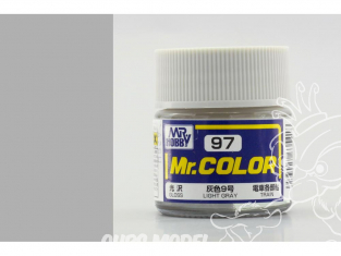 peinture maquette Mr Color C097 Gris clair brillant 10ml