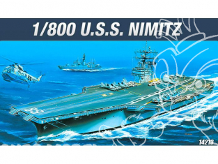 Academy maquette bateau 14213 CVN-68 USS Nimitz 1/800