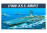 Academy maquette bateau 14213 CVN-68 USS Nimitz 1/800