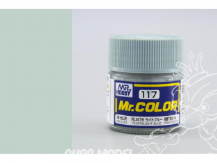 peinture maquette Mr Color C117 Bleu clair RLM76 satiné 10ml