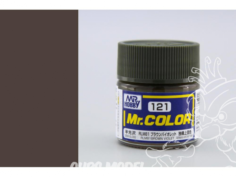 peinture maquette Mr Color C121 Marron violet RLM81 satiné 10ml