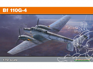 EDUARD maquette avion 7094 Messerchmitt Bf 110G-4 Nightfighter ProfiPack Edition 1/72