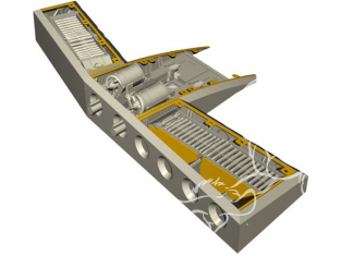 Cmk kit d'amelioration 5109 HAWKER TEMPEST SET BAIE D’ARMEMENT AILE DROITE 1/32