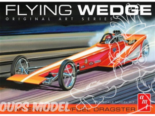 AMT maquette voiture 927 Flying Wedge Dragster – Original Art Series 1/25