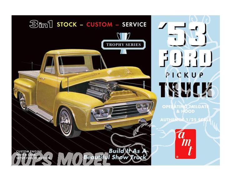 AMT maquette voiture 882 1953 Ford Pickup 1/25