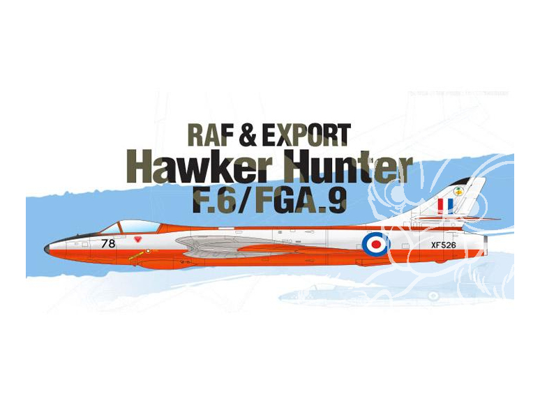 Academy maquette avion 12312 Hawker Hunter F.6/FGA.9 RAF et Export 1/48