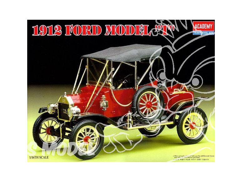 Academy maquette voiture 15100 Ford modele T 1912 1/16