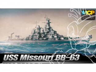 Academy maquette bateau 14222 USS Missouri BB-63 MCP 1/700