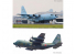 HASEGAWA maquette avion 10818 KC-130H Hercules &quot;JASDF&quot; (2 kits) Limited Edition 1/200