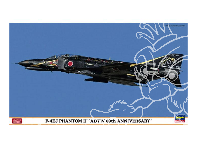 Hasegawa maquette avion 02191 F-4EJ Phantom II "ADTW 60th Anniversary" Limited Edition 1/72